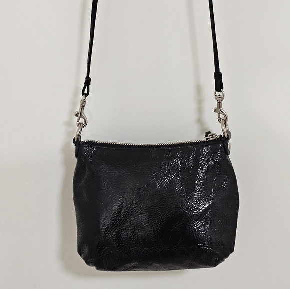 EUC Coach Poppy Black Patent Leather Shoulder Bag - Picture 5 of 15